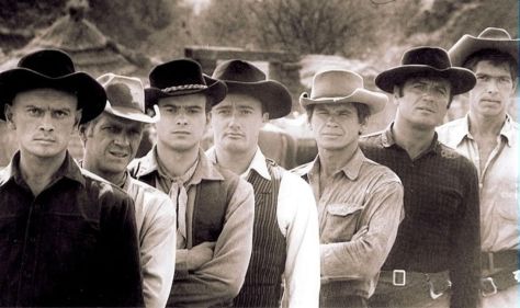 The Magnificent Seven, Charles Bronson, Yul Bruyner, Steve McQueen