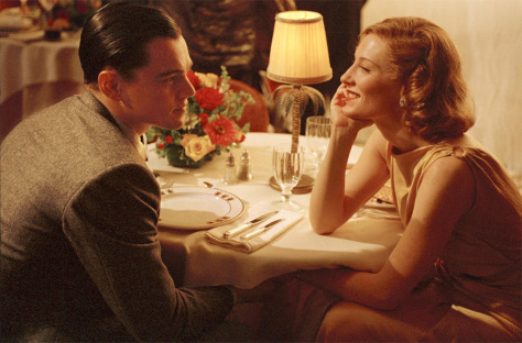 Leonardio DiCaprio, Howard Hughes, Katherine Hepburn, Cate Blanchett, The Aviator