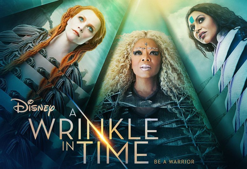 Reese Witherspoon, Oprah Winfrey, and Mindy Kailing in A Wrinkle in TIme