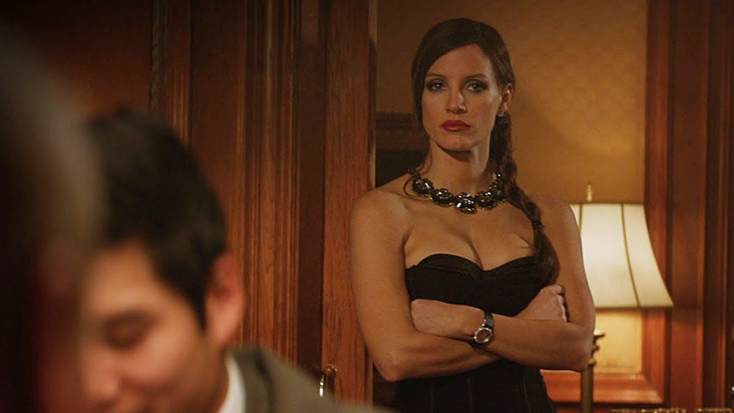 Jessica Chastain in Molly's Game