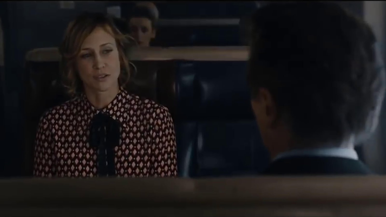 Vera Farmiga and Liam Neeson in The Commuter