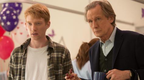 Domhnall Gleeson and Bill Nighy in About Time