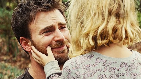 Chris Evans and McKenna Grace in Gifted