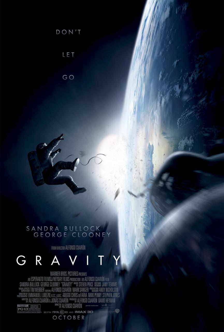 Gravity, Alfonso Cuaron, Sandra Bullock, George Clooney