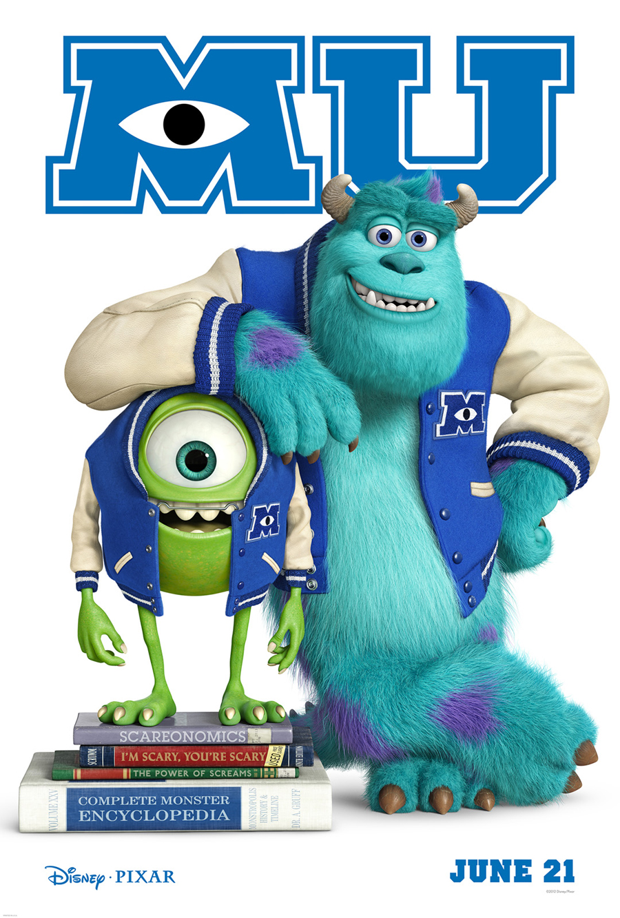Monsters University, Sully, Mike, Pixar, Disney