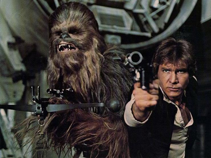 Han Solo, Harrison Ford, A New Hope, Star Wars, Chewbacca