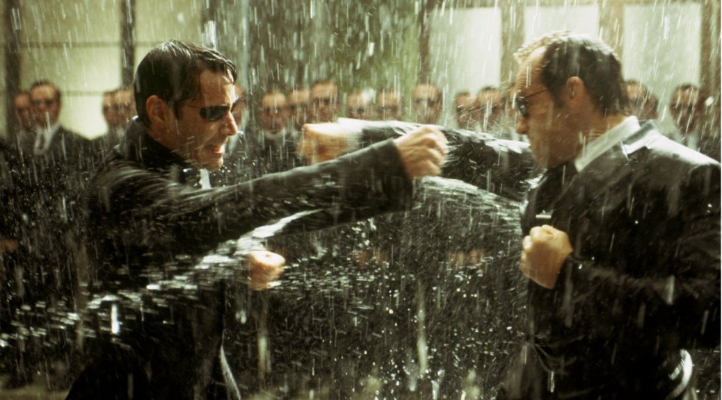 Neo, Agent Smith, Hugo Weaving, Keanu Reeves, The Matrix Revolutions