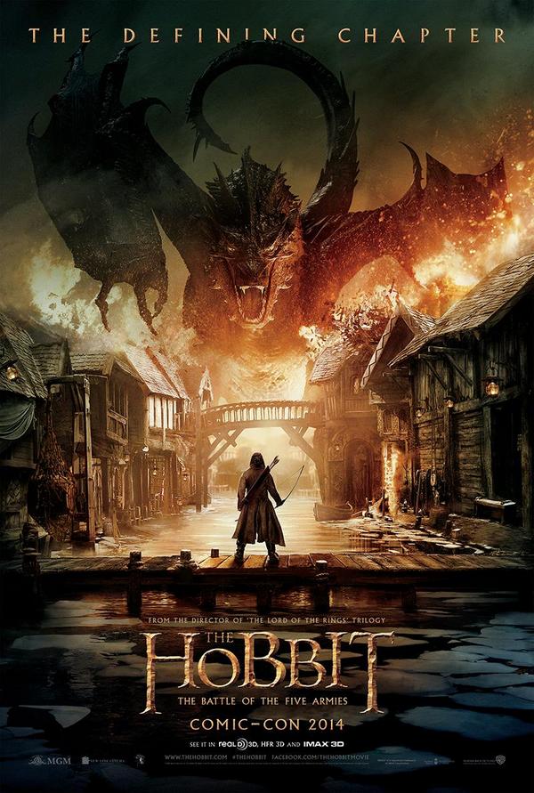 The Hobbit The Battle of the Five Armies, Bard the Bowman, Smaug