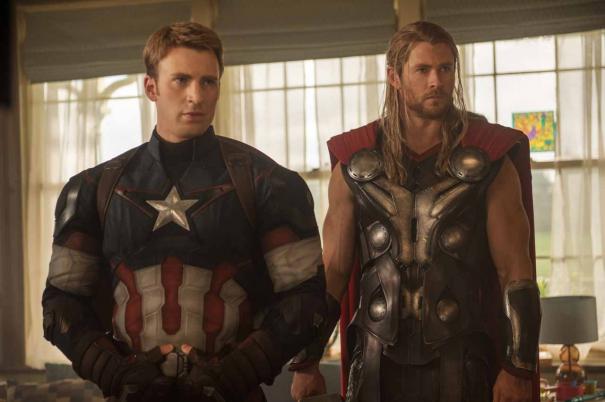 Captain America, Thor, Avengers: Age of Ultron, Chris Evans, Chris Hemsworth
