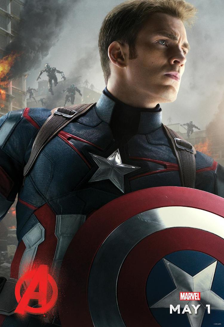 Captain America, Chris Evans, Avengers Age of Ultron