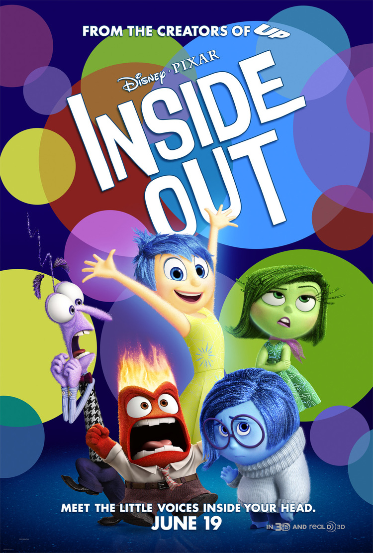 Pixar, Disney, Inside Out, Amy Poehler