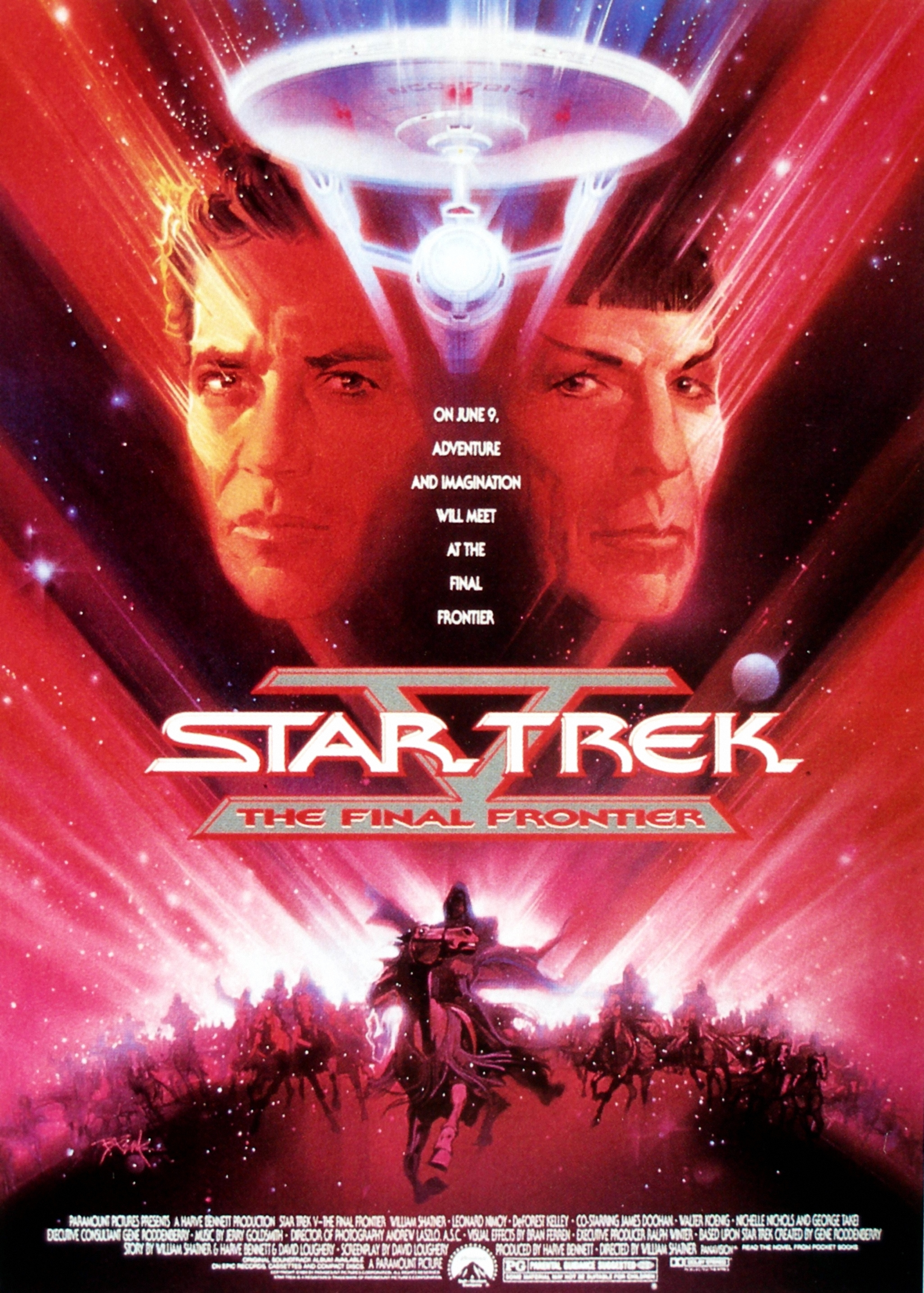 William Shatner, Leonard Nimoy, Star Trek V
