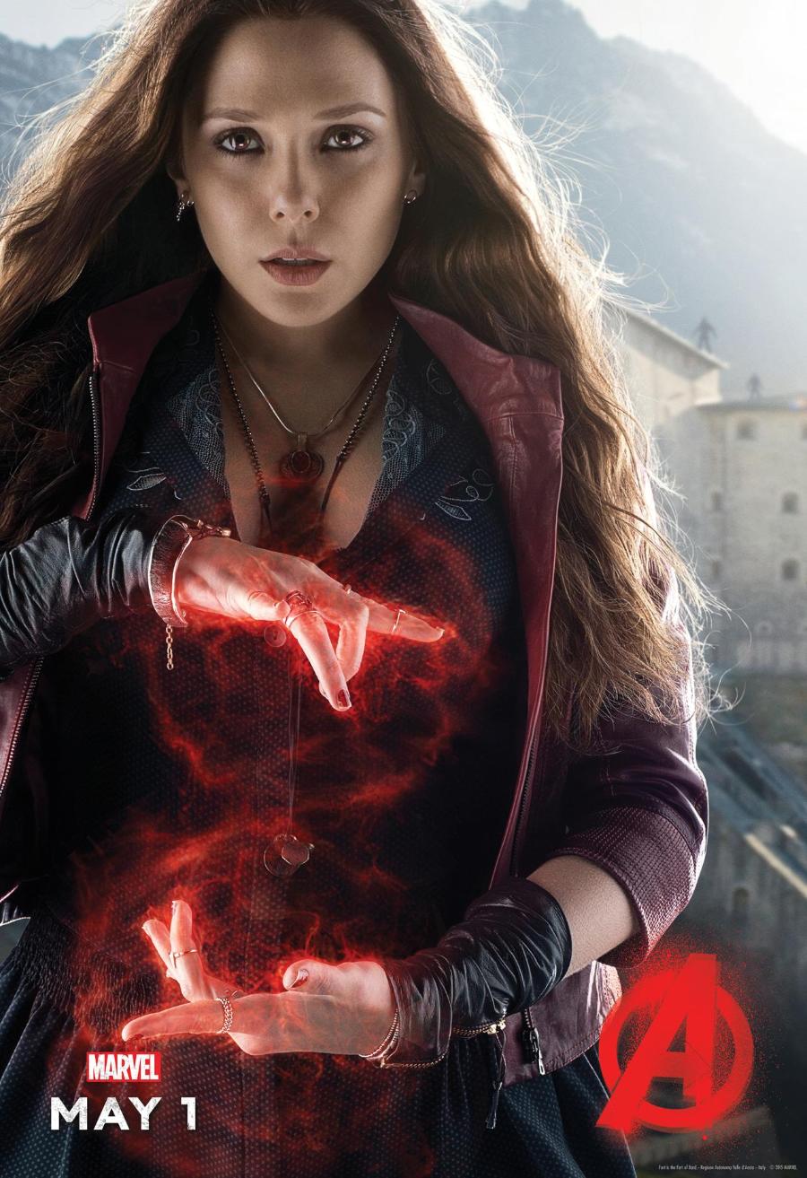 Scarlet Witch, Avengers: Age of Ultron, Wanda Maximoff, Elizabeth Olsen