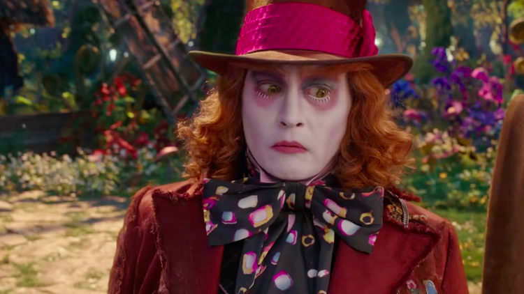 Johnny Depp, The Mad Hatter, Alice Through the Looking Glass