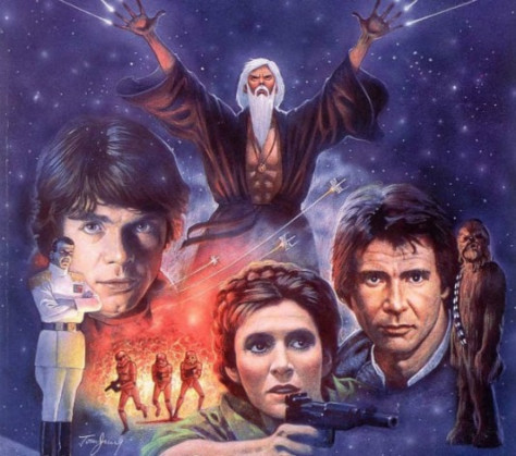Star Wars, Heir to the Empire, Grand Admiral Thrawn, Princess Leia, Han Solo, Luke Skywalker, Chewbacca