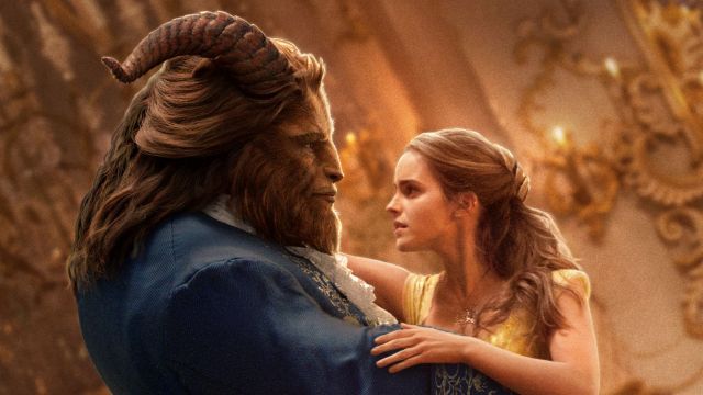 Dan Stevens and Emma Watson in Disney's Beauty and the Beast