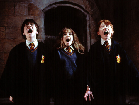 Daniel Radcliffe, Emma Watson, Rupert Grint, Harry Potter, Hermione Granger, Ron Weasley, Harry Potter and the Sorcerer's Stone