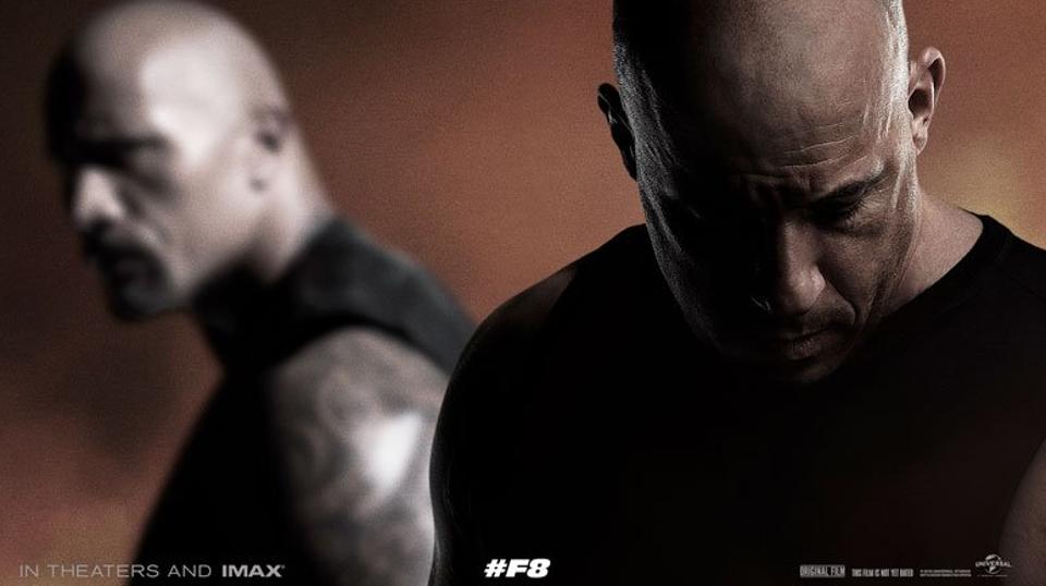Dwayne Johnson, Vin Diesel, The Fate of the Furious