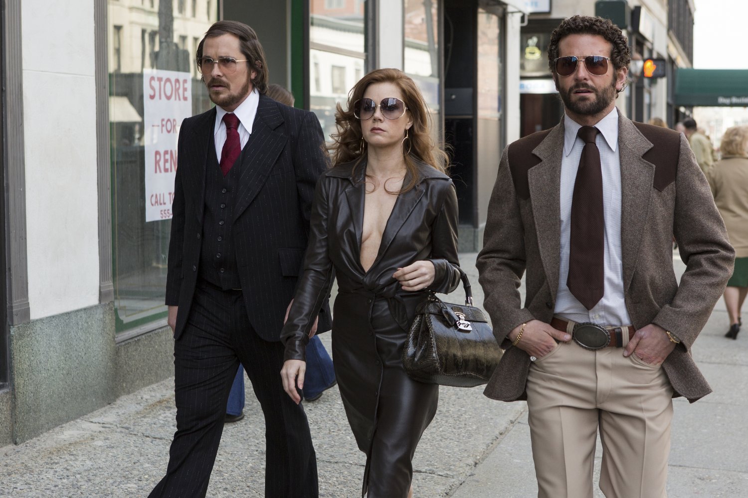 Christian Bale, Amy Adams, Bradley Cooper, American Hustle