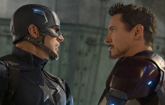 Robert Downey Jr., Tony Stark, Iron Man, Captain America, Captain America: Civil War, Steve Rogers, Chris Evans
