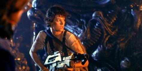 Sigourney Weaver in Aliens