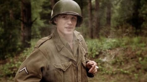 Tom Hardy in Band of Brothers