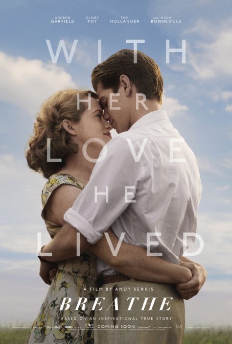 Claire Foy and Andrew Garfield in Breathe