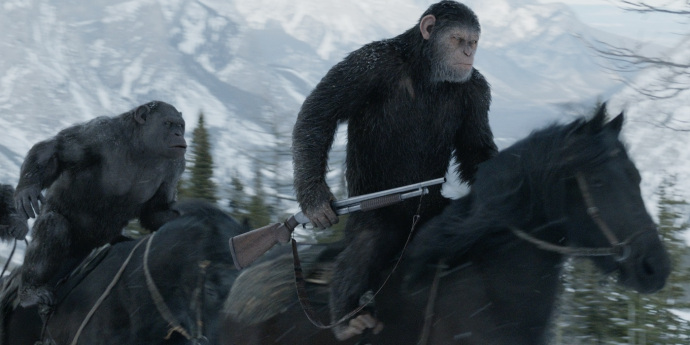 Andy Serkis in War for the Planet of the Apes