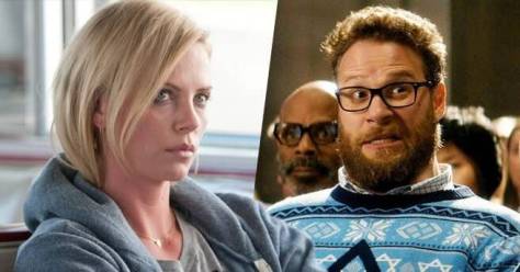 Charlize Theron and Seth Rogen in Flarsky