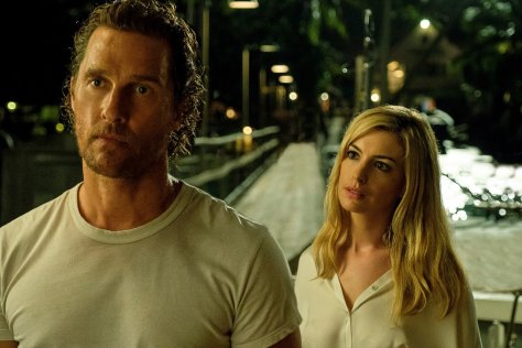 Anne Hathaway and Matthew McConaughey in Serenity