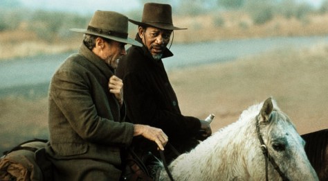 Clint Eastwood and Morgan Freeman in Unforgiven