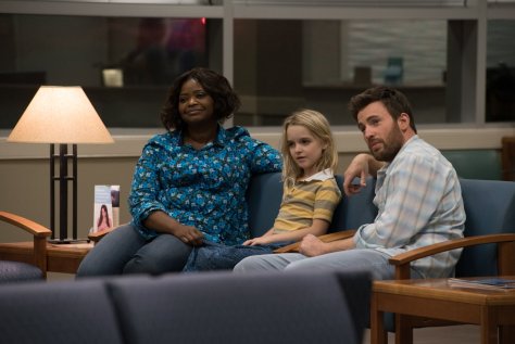 Octavia Spencer, McKenna Grace, and Chris Evans in Gifted