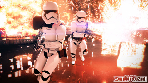 Stormtroopers in Star Wars Batlefront II