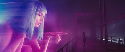 Ryan Gosling and Ana de Armas in Blade Runner 2049