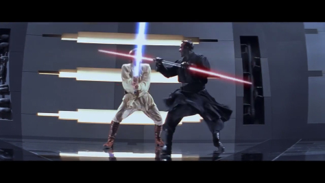 Ewan McGregor and Ray Park in Star Wars Episode I: The Phantom Menace