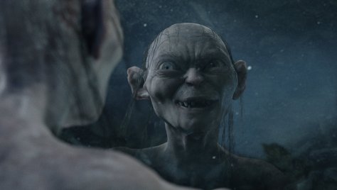 Andy Serkis as Gollum in The Lord of the RIngs: The Two Towers