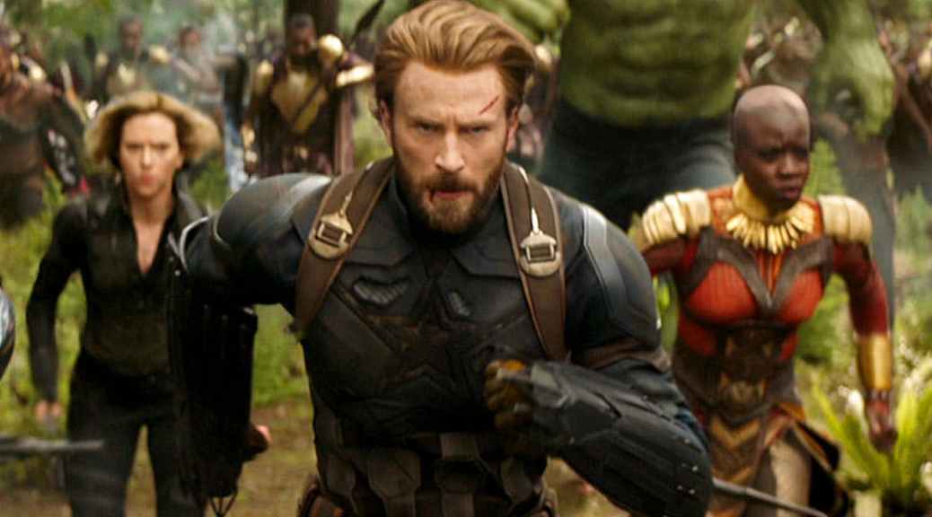 Scarlett Johansson, Chris Evans in Avengers: Infinity War