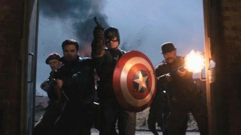 Sebastian Stan, Chris Evans in Captain America: The First Avenger