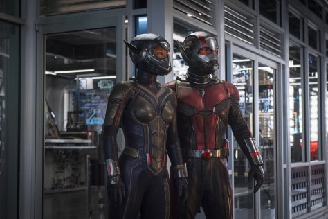 Paul Rudd and Evangeline Lilly in Ant-Man and the Wasp