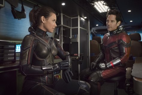 Paul Rudd and Evangeline Lilly in Ant-Man and the Wasp